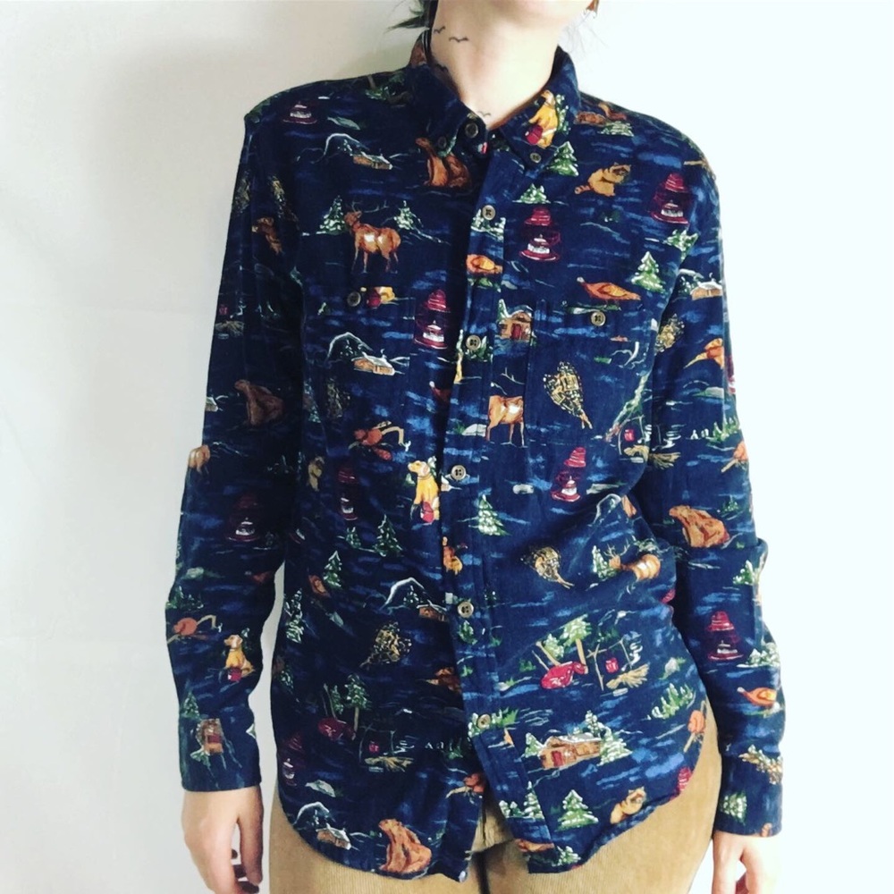 Critter Camping Flannel